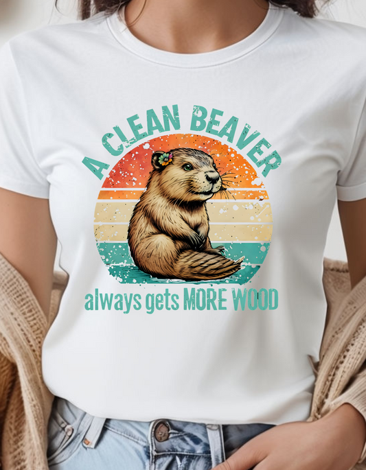 Funny womens beaver t shirt png