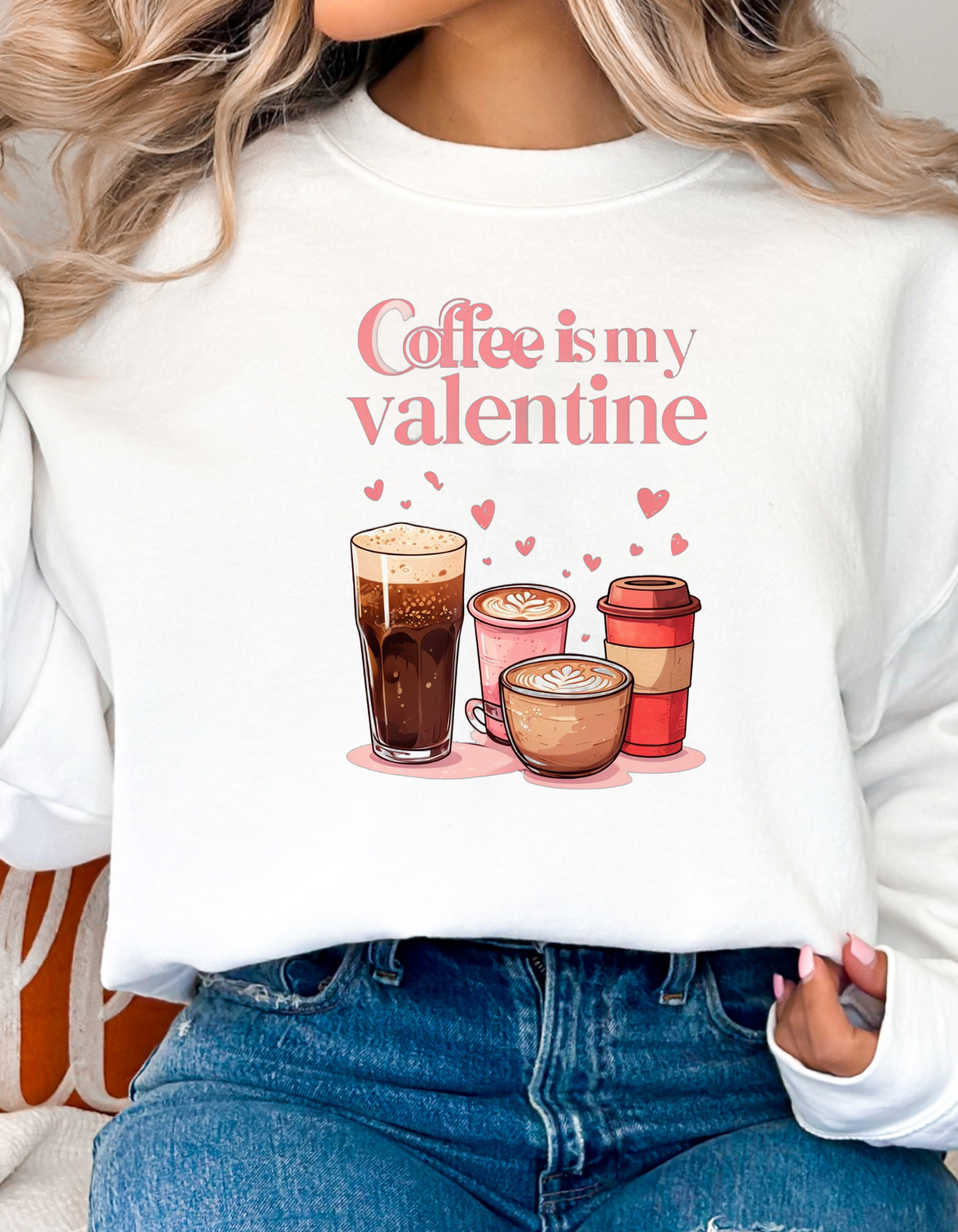 Coffee is my valentine instant download