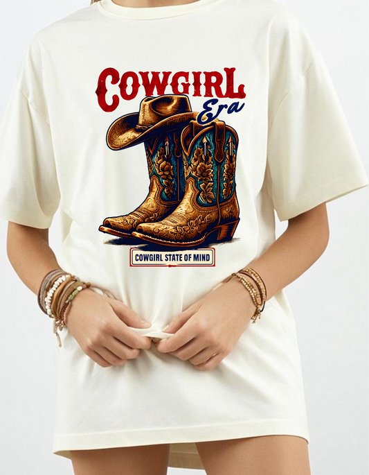 Cowgirl Era Brown Boots PNG