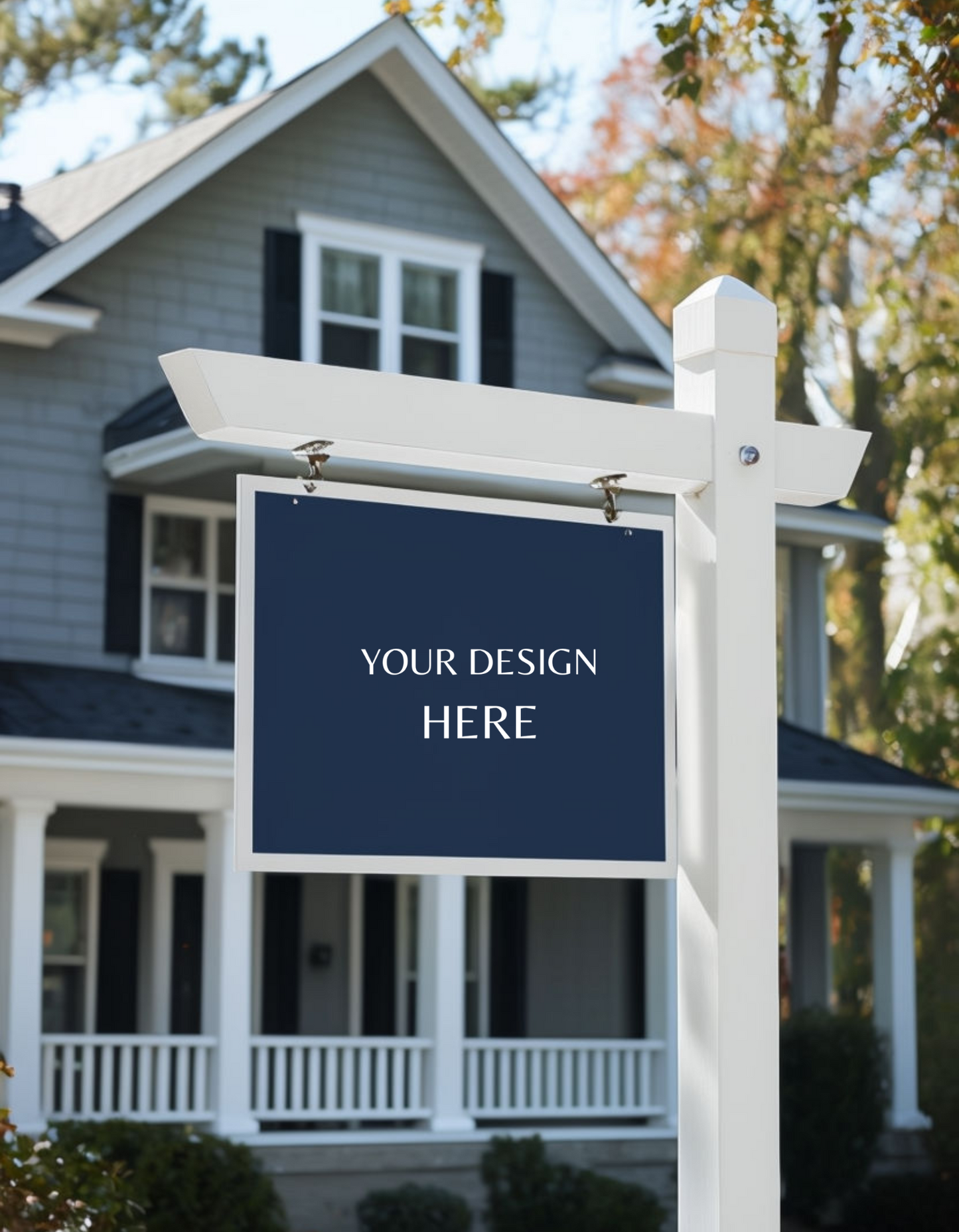 Real estate sign mockup