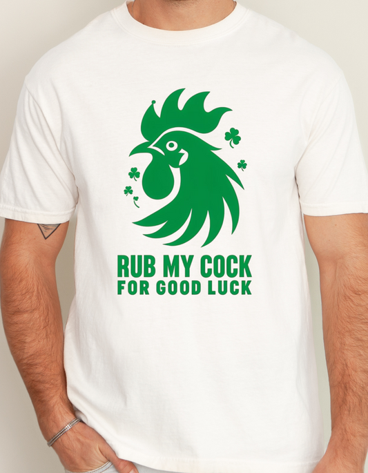 Rub my cock for good luck st patricks png