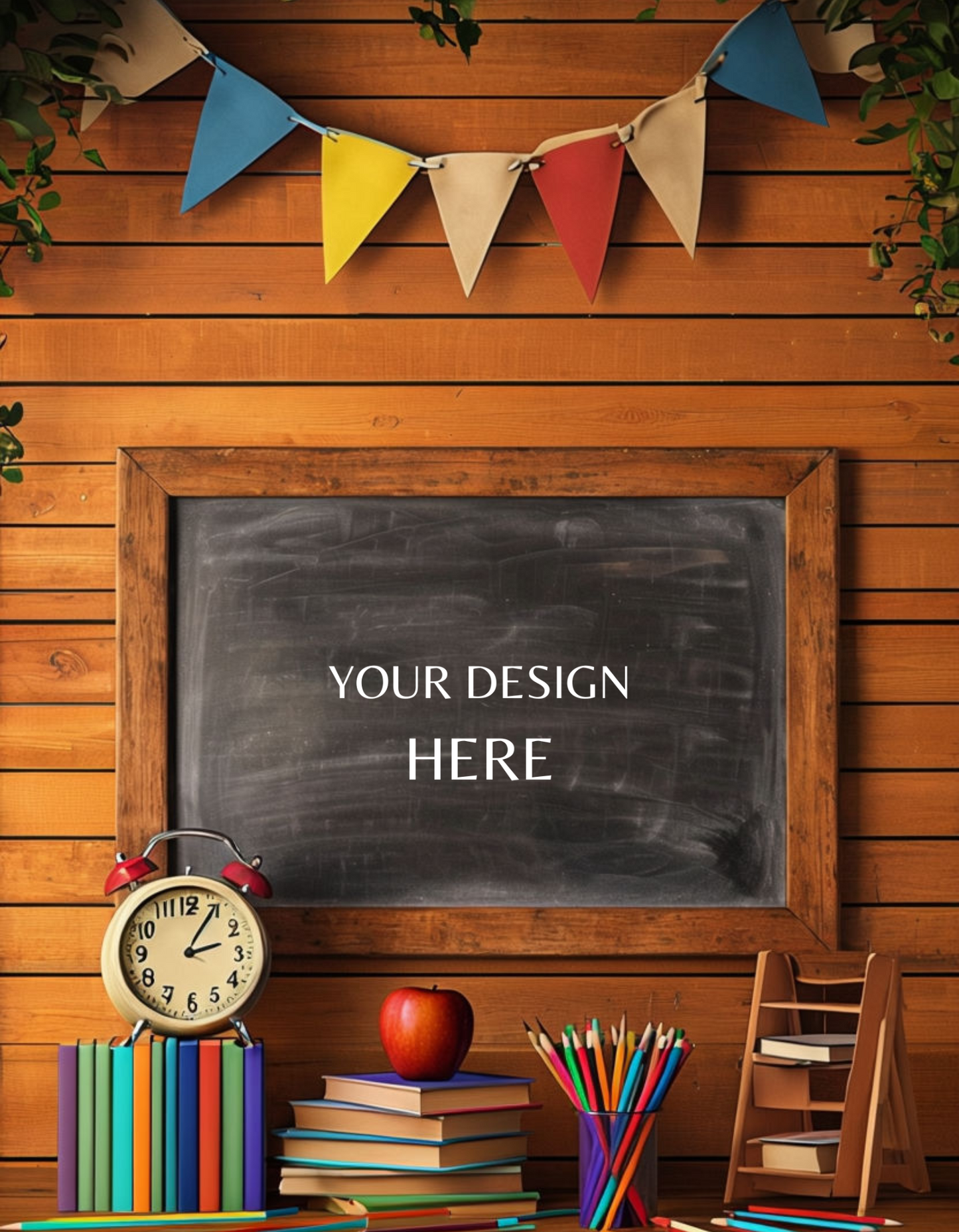 Teacher Chalkboard wall art mockup