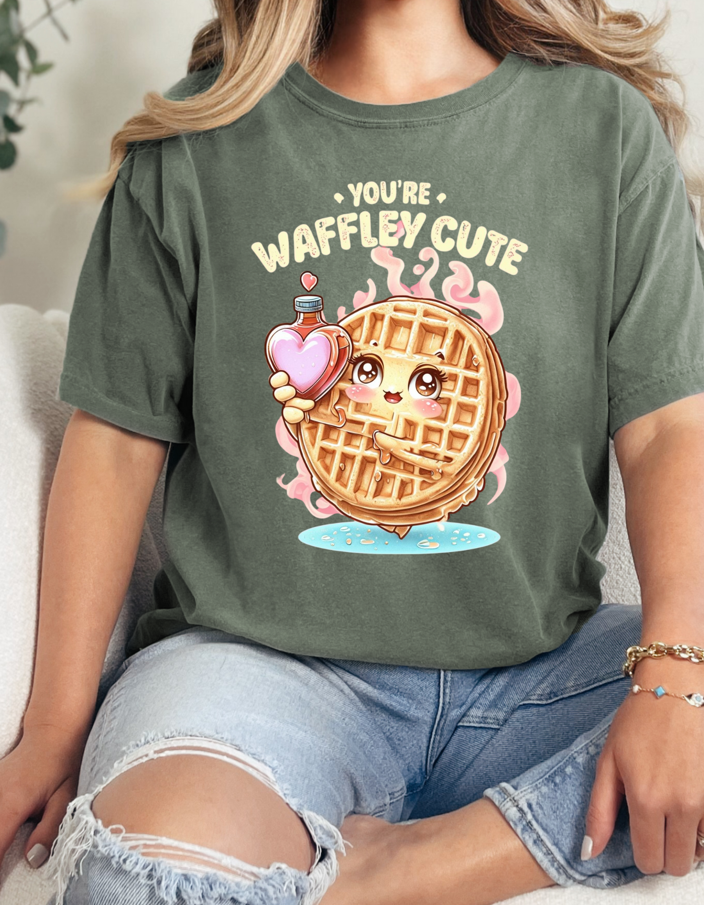 You're waffley cute png instant download